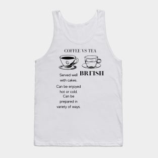 Coffee VS Tea Tank Top